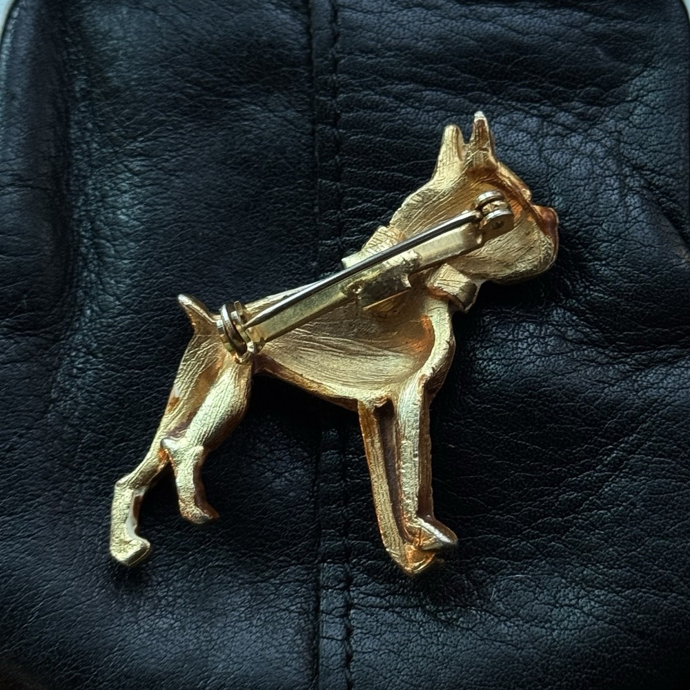 Bulldog Brooch - Picture 5 of 9